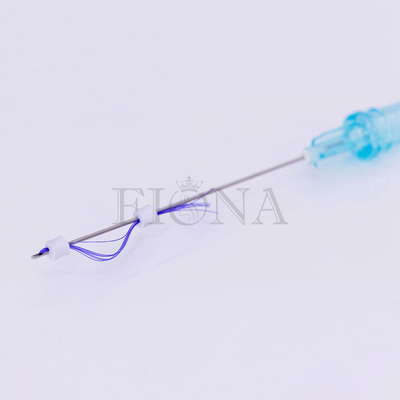 Face Filling PDO PCL Multi Thread With L Cannula For Remove Nasolabial Fold