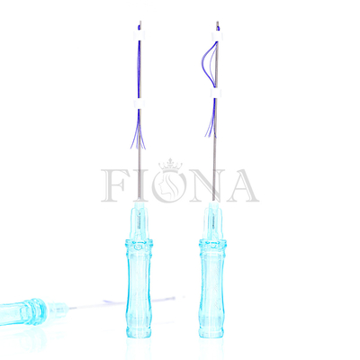 Fiona PCL Face Barbed PDO Threads Multi 21G 19G 23G With L Blunt Needle