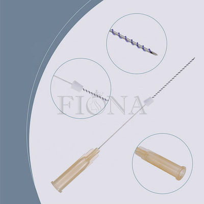 29G 50mm PDO Screw Threads , Needle Face Lift Thread