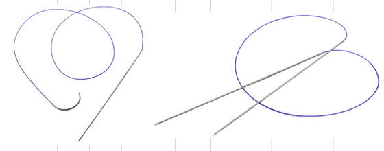 Polydioxanone Fox Eye 21G Double Needle Thread Lift