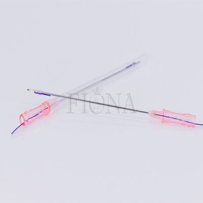 18G 100mm Cog PDO Threads With Blunt Cannula , PDO Skin Threading