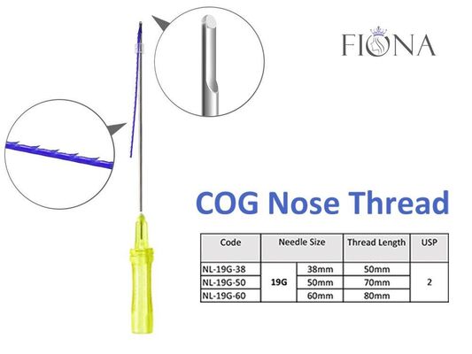19G PDO Thread Lift For Nose , 70mm Cog Thread Nose Lift