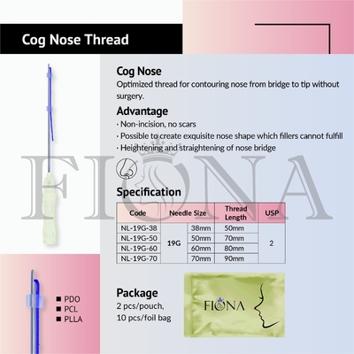Fiona Nose Lifting Filling Pdo Nose Thread Absorbable With Blunt Cannula