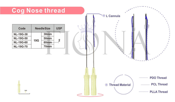 Nose PDO Cog Thread Lift Medical Absorbable