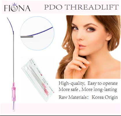 Nonsurgical PDO Thread Face Lifting Cog Thread 18G 100mm For Instant Face Lifting