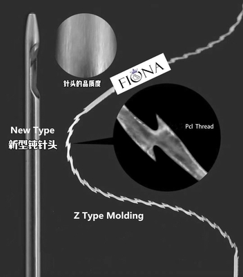 Absorbable PDO PCL PLACL Molding Cog Thread Anchor / Shark