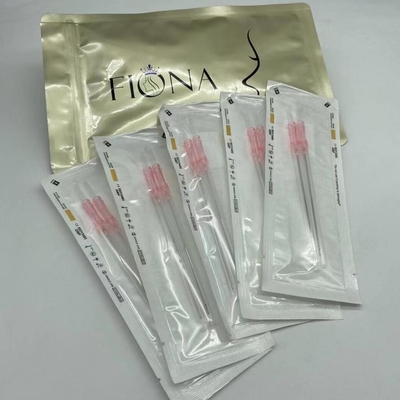 Bidirectional Blunt Cannula 4D 6D Cog PDO PLLA Threads 18G-100mm For face contouring