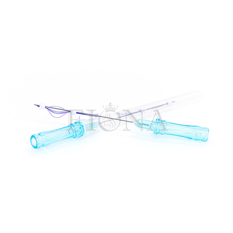 Fiona PCL Face Barbed PDO Threads Multi 21G 19G 23G With L Blunt Needle