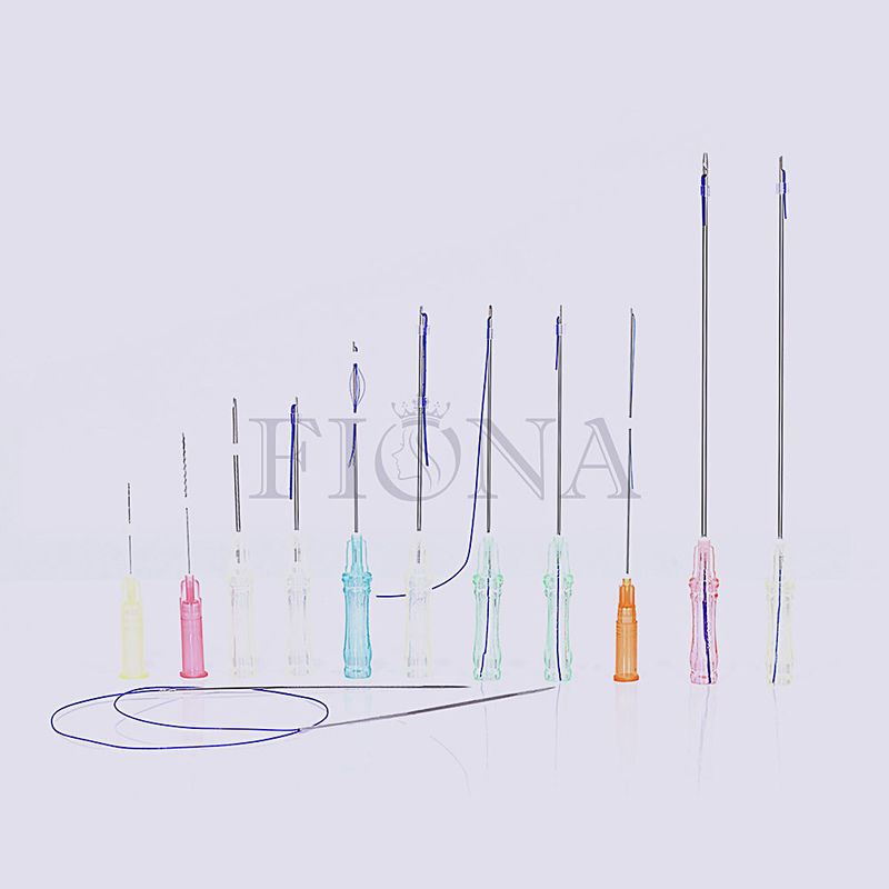 4D 6D 21G Fox Eye Lift Thread , 90mm 8D 12D Eyebrow Lifting With Threads