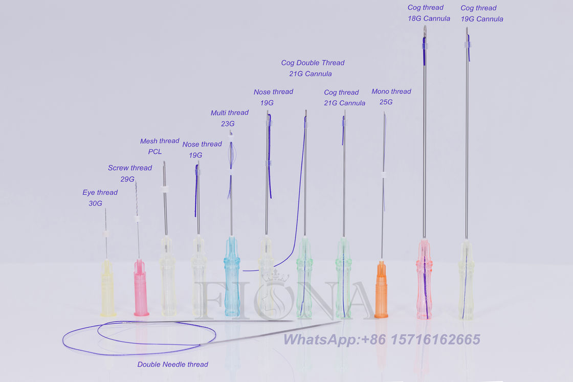 PDO PCL PLACL L Type Cannula Cog Thread Lift For Face And Body Lifting