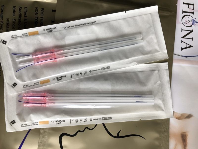 3D 4D 6D PDO Molding Cog Thread With W Type Blunt Cannula